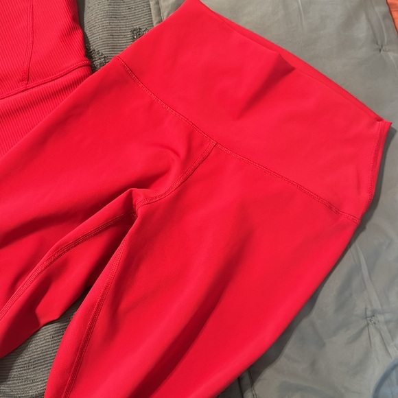 COPY - Matching Workout Set Bright Red - Picture 3 of 4